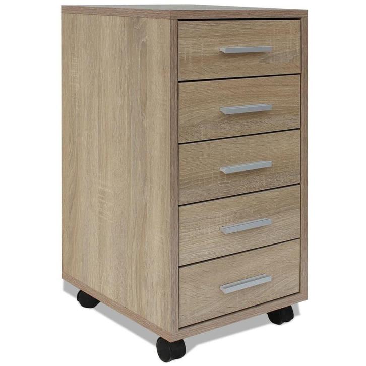 Ladeblok op wielen | Tweedekansje | Slaapkamer Deal, Huis en Inrichting, Kasten | Ladekasten, 25 tot 50 cm, Nieuw, Overige houtsoorten