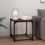 vidaXL Salontafel 40x40x40 cm bewerkt hout gerookt, Minder dan 50 cm, 50 tot 100 cm, Verzenden, Nieuw