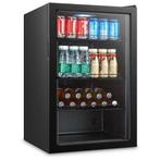 Mini koelkast | Glazen deur | 115L | (H)84,7x(B)54(D)53,9cm, Verzenden, Nieuw in verpakking