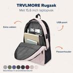2dekans | TRVLMORE Rugtas - 28L - 15,6 Inch - Laptop Rugzak, Ophalen of Verzenden, Zo goed als nieuw, Roze