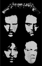 Metallica - Black Album Textielposter officiële merchandise, Nieuw, Ophalen of Verzenden, Poster, Artwork of Schilderij