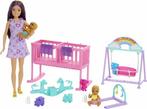 Barbie Skipper Babysitters - Met Barbiepop en speelset, Kinderen en Baby's, Speelgoed | Knuffels en Pluche, Verzenden, Nieuw