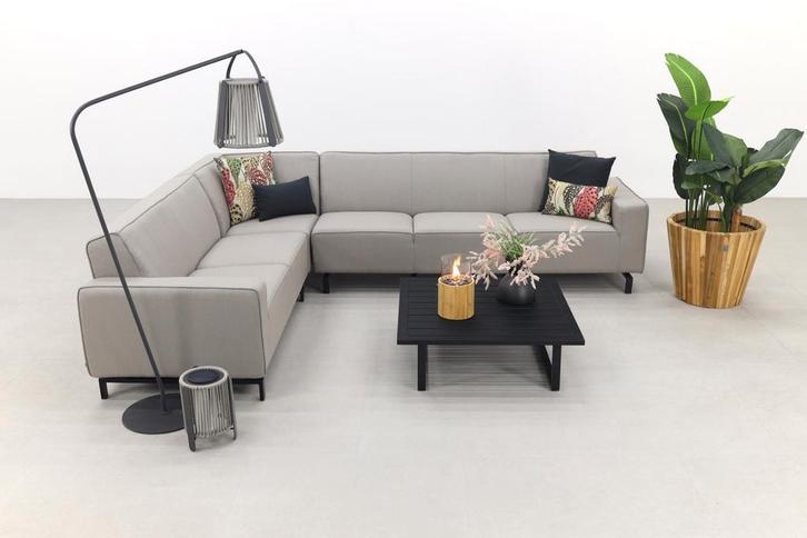 VDG Boavista/Royalty Sunbrella loungeset - Grey - 4-delig -, Tuin en Terras, Tuinsets en Loungesets, Loungeset, Nieuw, Overige materialen