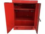 Gesloten Cargo Box met deuren Rood, Gebruikt