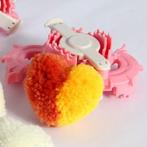 Pompom maker Hartvormig 7 cm, Hobby en Vrije tijd, Knutselen, Ophalen of Verzenden, Nieuw