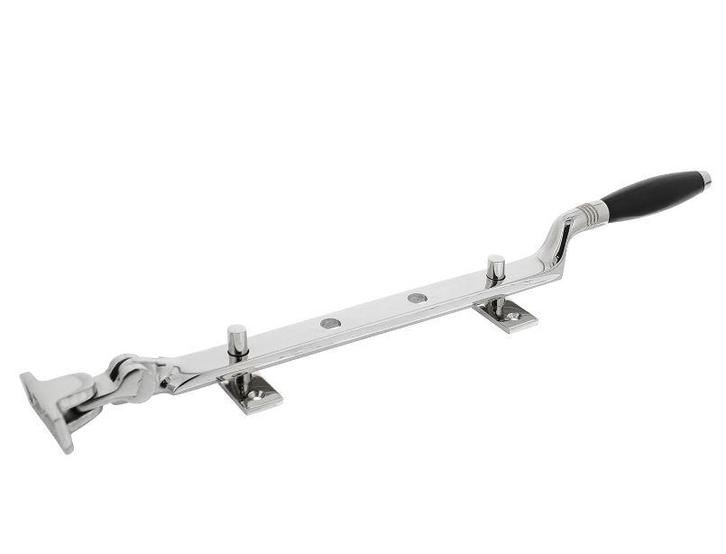 Intersteel raamuitzetter Ton met stelpen nikkel/ebbenhout, Doe-het-zelf en Verbouw, Hang- en Sluitwerk, Verzenden