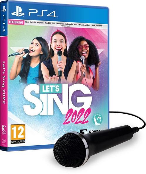 Lets Sing 2022 + 1 microfoon, Spelcomputers en Games, Games | Sony PlayStation 4, Verzenden