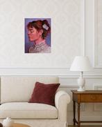 Stephanie van der Klooster - Portrait of a woman, Antiek en Kunst, Kunst | Schilderijen | Modern