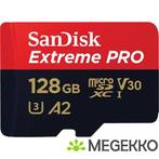 SanDisk Extreme PRO 128GB MicroSDXC Geheugenkaart, Nieuw, Verzenden