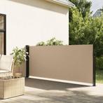 vidaXL Windscherm uittrekbaar 117x300 cm beige, Verzenden, Nieuw