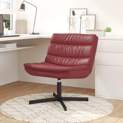 vidaXL Draaistoel Relaxen Wijnrode Stof, Huis en Inrichting, Stoelen, Rood, Nieuw, Verzenden