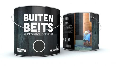 Douglas buiten beits 2.5L | RAL9005, Tuin en Terras, Schuttingen, Minder dan 3 meter, Nieuw, 1 tot 2 meter, Verzenden