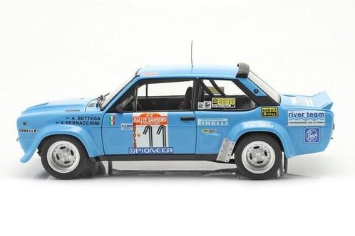 Kyosho 1:18 - Model sportwagen - Fiat 131 Abarth Team River, Hobby en Vrije tijd, Modelauto's | 1:5 tot 1:12