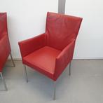 Bert Plantagie zorgstoel fauteuil - rood leder (alleen per s, Nieuw, Ophalen of Verzenden