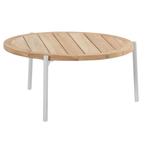 Yoga salontafel 73xH35 cm frost grey natural teak 4-Seasons, Ophalen of Verzenden, Nieuw