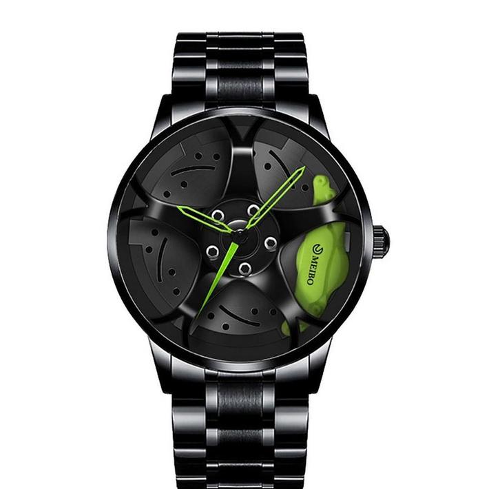 Horloge voor de auto liefhebber in vorm van velg met, Auto diversen, Tuning en Styling