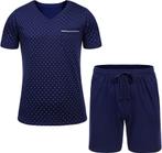 Pyjama Set - Heren - Hoogwaardig Katoen - Stijlvol - Voor, Kleding | Dames, Verzenden, Nieuw