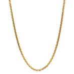 Gouden collier 44.5 cm 14 krt, Sieraden, Tassen en Uiterlijk, Verzenden, Zo goed als nieuw, Goud, Goud