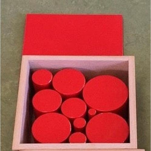 Montessori Cilinderblokken rood (1 kistje), Boeken, Schoolboeken, Nieuw, Verzenden