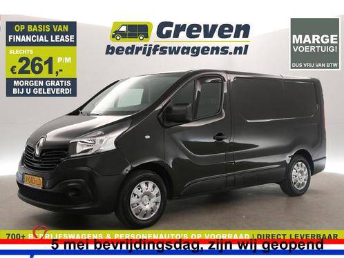 Renault Trafic 1.6 dCi T27 L1H1 MARGE Airco Cruise €261pm, Auto's, Bestelauto's, Handgeschakeld, Diesel, Zwart, Renault, Verzenden