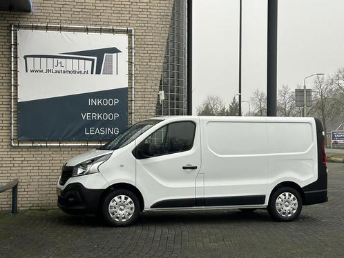 Renault Trafic 1.6 dCi L1H1*A/C*HAAK*CRUISE*3-PERS.*NAVI*TEL, Auto's, Bestelauto's, Lease, Zwart, Handgeschakeld, Wit, Financial lease