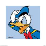 Kunstdruk Donald Duck Blue 40x40cm, Verzenden, Nieuw