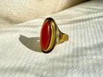Zonder minimumprijs - Ring - 8 karaat Geel goud Carneool, Nieuw