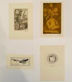 East Europa – 19 special Ex Libris, etsen - 1982, Antiek en Kunst