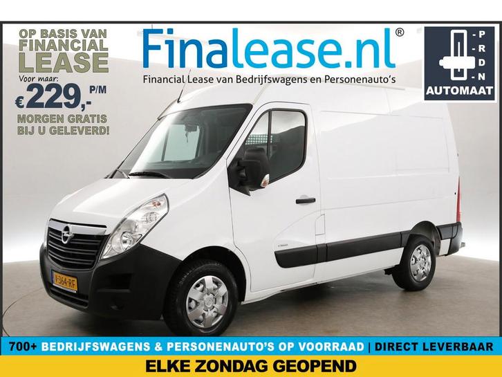 Opel Movano 2.3 CDTI BiTurbo L1H2 170PK Automaat Airco Cam, Auto's, Bestelauto's, Lease, Diesel, ABS, Achteruitrijcamera, Radio