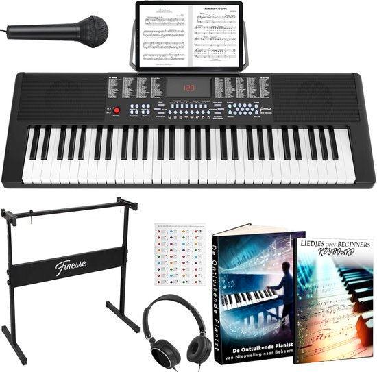 2dekans | Finesse Keyboard Piano - Statief & Accessoires -, Muziek en Instrumenten, Piano's, Zo goed als nieuw, Ophalen of Verzenden