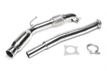 Downpipe 3 INCH 76mm met 200 cells sportkat VW Scirocco 137, Auto-onderdelen, Uitlaatsystemen, Nieuw, Volkswagen, Ophalen of Verzenden