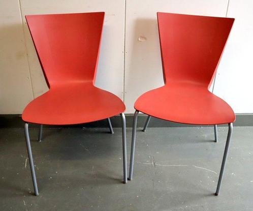 Segis - Segis - Stoel (2) - Keukenstoel - kunststof-staal, Antiek en Kunst, Curiosa en Brocante
