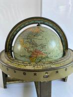 Miniatuur Blikken Globe - 1910-1920 - Globe in armatuur -, Antiek en Kunst