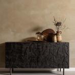 *WOONWINKEL* BePureHome Counter Zwart Dressoir Houtsnijwerk, Verzenden, Nieuw