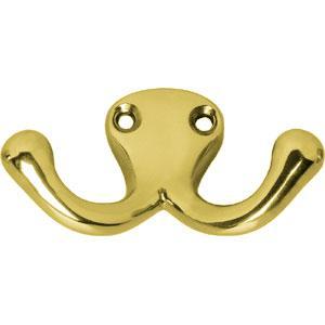 Intersteel Jashaak scheepsmodel dubbel, messing gelakt, Huis en Inrichting, Woonaccessoires | Kapstokken, Nieuw, Ophalen of Verzenden