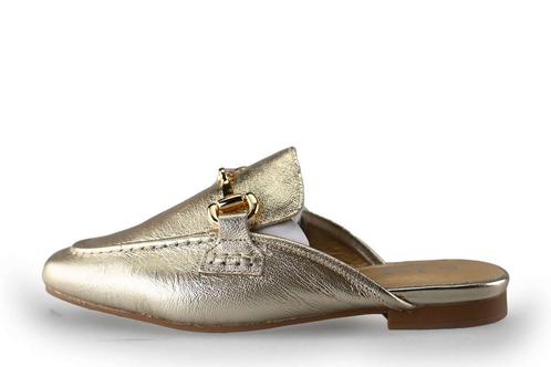 Instappers in maat 37 Goud | 10% extra korting, Kleding | Dames, Schoenen, Overige kleuren, Zo goed als nieuw, Instappers, Verzenden