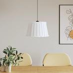 vidaXL Plafondlampenkap Ø45x28 cm wicker wit, Verzenden, Nieuw, Wit