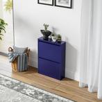 Schoenenkast Sokndal 2 kleppen middernachtblauw 71x50x15 cm, Huis en Inrichting, Kasten | Schoenenkasten, Verzenden, Nieuw