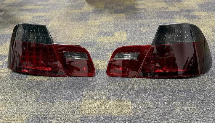 BMW E46 LED achterlichten rood/wit smoked – Coupé, Auto-onderdelen, Verlichting, Nieuw, BMW