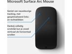 Microsoft Surface Arc Draadloze Bluetooth Muis – Zwart, Verzenden, Zo goed als nieuw