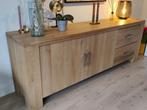 Fisic eikenhouten dressoir 230 x 50 - FSC keurmerk, Huis en Inrichting, Ophalen, Gebruikt, Rustiek en robuust, Eikenhout