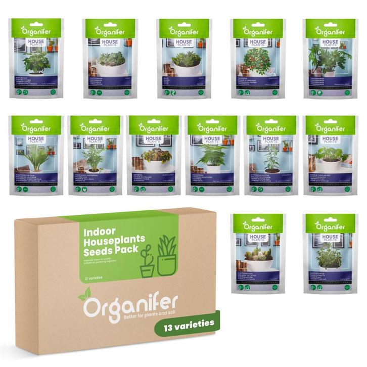 Kamerplanten Zaden Pakket - 13 soorten, Tuin en Terras, Bloembollen en Zaden, Zaad, Gehele jaar, Volle zon, Verzenden