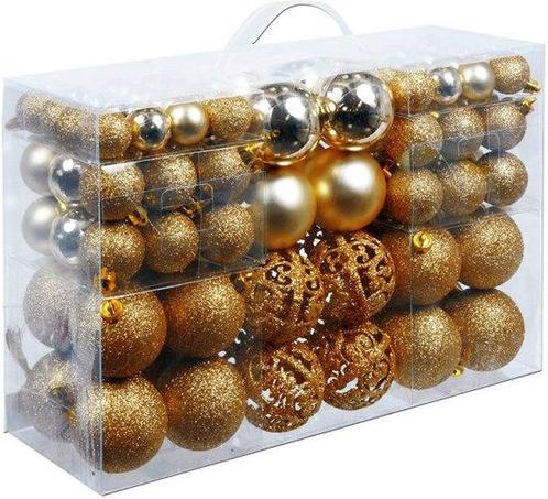 Kerstballen 100 stuks goud, Diversen, Kerst, Nieuw, Verzenden