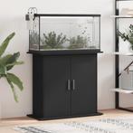 vidaXL Aquariumstandaard 81x36x73 cm bewerkt hout zwart, Dieren en Toebehoren, Verzenden, Nieuw