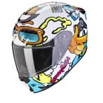 Scorpion EXO-JNR Fun Wit Blauw Integraalhelm, Integraalhelm, S, Nieuw met kaartje, Overige merken