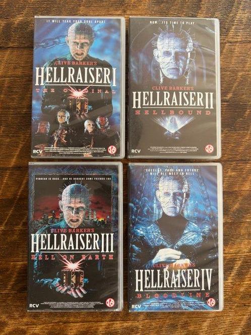 Sealed Hellraiser VHS Tapes 1-4 Home movie, Verzamelen, Fotografica en Filmapparatuur