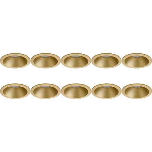 10x Spot Armatuur - GU10 Inbouwspot - Pragmi Pollon Pro Rond, Huis en Inrichting, Lampen | Spots, Plafondspot of Wandspot, Nieuw