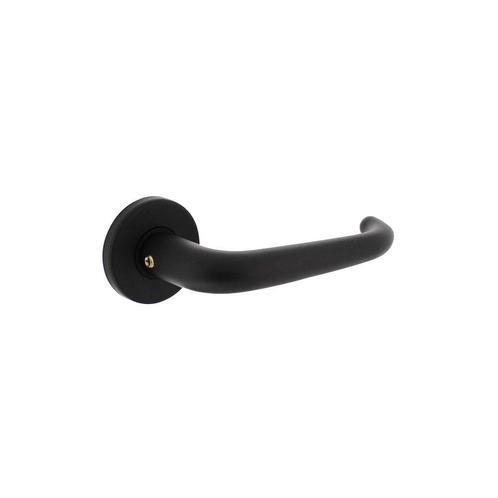 Intersteel Deurkruk Cue op rozet - aluminium/zwart, Doe-het-zelf en Verbouw, Hang- en Sluitwerk, Nieuw, Verzenden