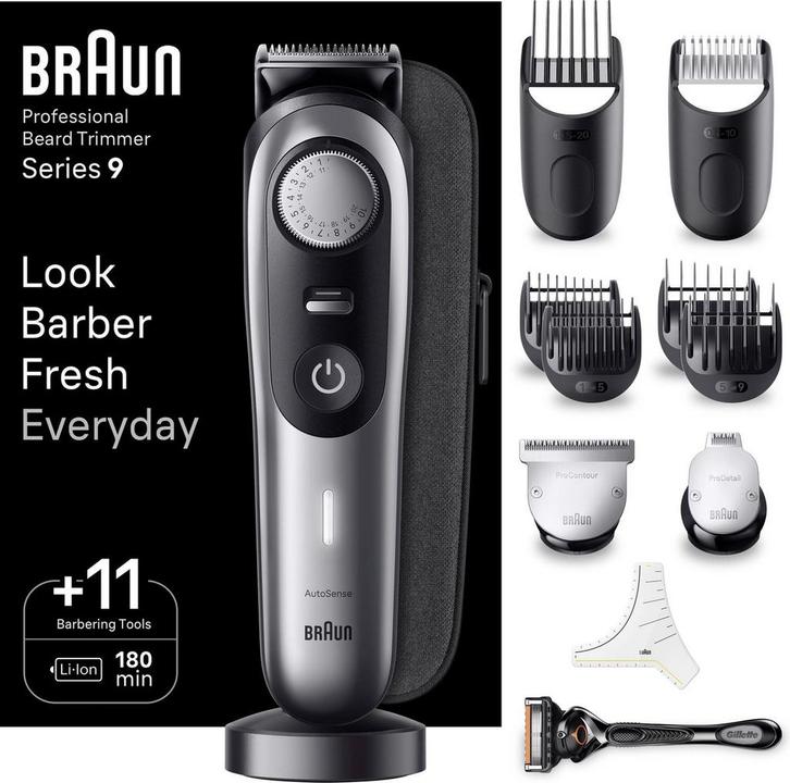 Braun Baardtrimmer - Series 9 - BT9440 - Trimmer Met, Sieraden, Tassen en Uiterlijk, Uiterlijk | Lichaamsverzorging, Verzenden