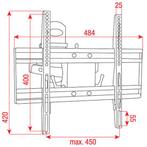DMT PLB-4 Adjustable bracket for 23 - 40 (60 LED) Plas..., Verzenden, Nieuw